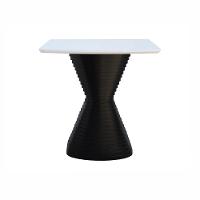 Mesa De Jantar Apollo Tampo Retangular 136x80cm Preto-branco - 6