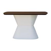 Mesa De Jantar Apollo Tampo Retangular 136x80cm Branco-amêndoa - 3