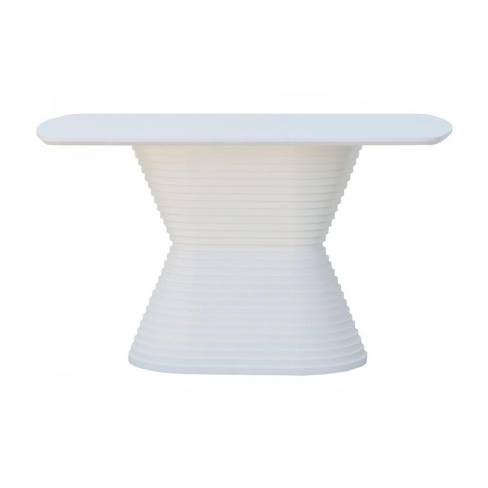 Mesa De Jantar Apollo Tampo Retangular 136x80cm Branco - 2