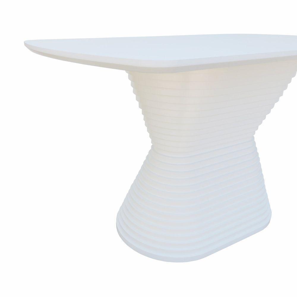 Mesa De Jantar Apollo Tampo Retangular 136x80cm Branco - 4