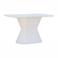 Mesa De Jantar Apollo Tampo Retangular 136x80cm Branco - 1