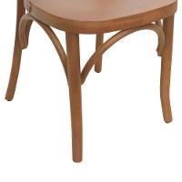 Kit 2 Cadeiras Xisto Madeira Maciça Amêndoa - 6