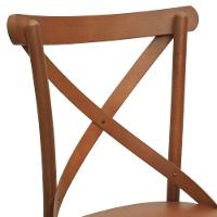 Kit 2 Cadeiras Xisto Madeira Maciça Amêndoa - 7