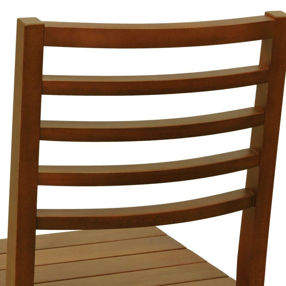 Kit 2 Cadeiras Tiê Madeira Maciça Encosto Ripado - Amêndoa Assento Ripado Amêndoa - 4