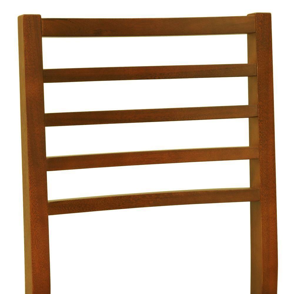 Kit 2 Cadeiras Tiê Madeira Maciça Encosto Ripado - Amêndoa Assento Ripado Amêndoa - 5