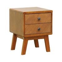 Mesa De Cabeceira 2 Gavetas Maré Amêndoa - 1