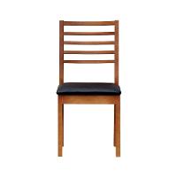 Kit 2 Cadeiras Tiê Madeira Maciça Encosto Ripado - Amêndoa Corano Preto - 8