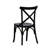 Kit 2 Cadeiras Xisto Madeira Maciça Preto - 8