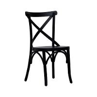 Kit 2 Cadeiras Xisto Madeira Maciça Preto - 9