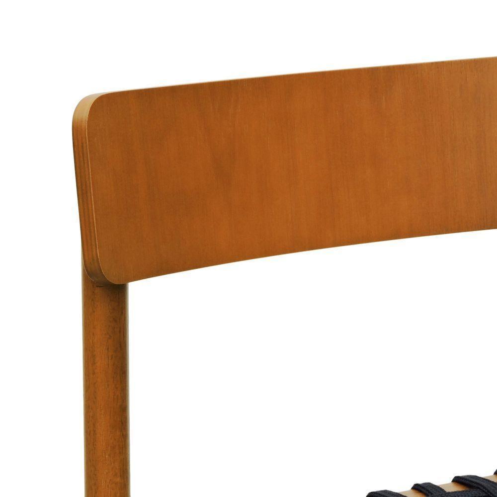 Kit 2 Cadeiras Amber Madeira Maciça - Amêndoa Trançado Corda Na Cor Preta - 4