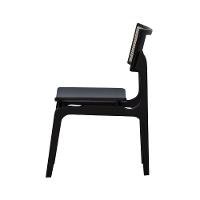 Kit 2 Cadeiras Apollo Madeira Maciça Encosto Telinha Assento Anatômico - Preto Madeira - 8