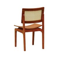 Kit 2 Cadeiras Gus Madeira Maciça Encosto Telinha Assento Anatômico - Amêndoa Madeira - 2