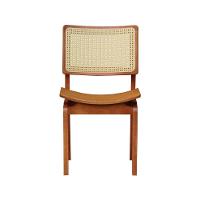 Kit 2 Cadeiras Gus Madeira Maciça Encosto Telinha Assento Anatômico - Amêndoa Madeira - 3