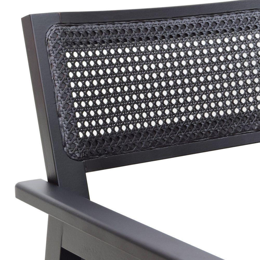 Poltrona Gusty Com Encosto Telinha Assento Anatômico - Preto Estofado Corano Preto - 6