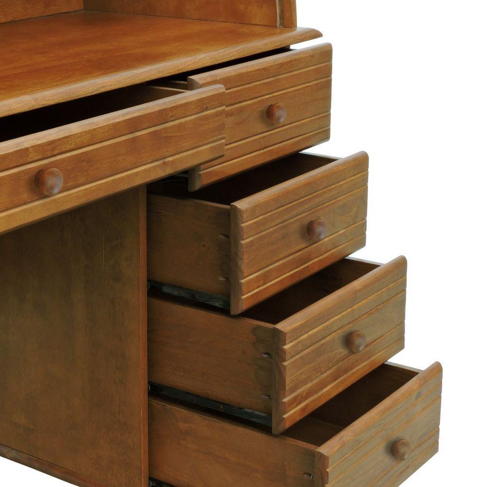 Escrivaninha Roll 8 Gavetas Maré Amêndoa - 7