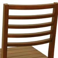 Cadeira Tiê Madeira Maciça Encosto Ripado - Amêndoa Assento Ripado Amêndoa - 7