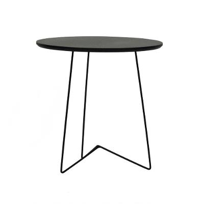 Mesa Lateral Gabi ø420x455 Preto