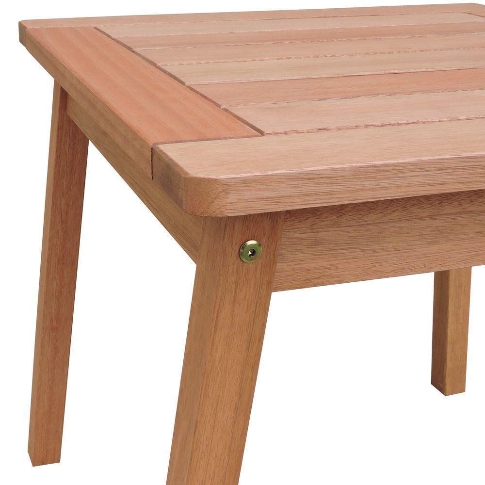 Mesa Lateral Quadrada Garden Natural - 3