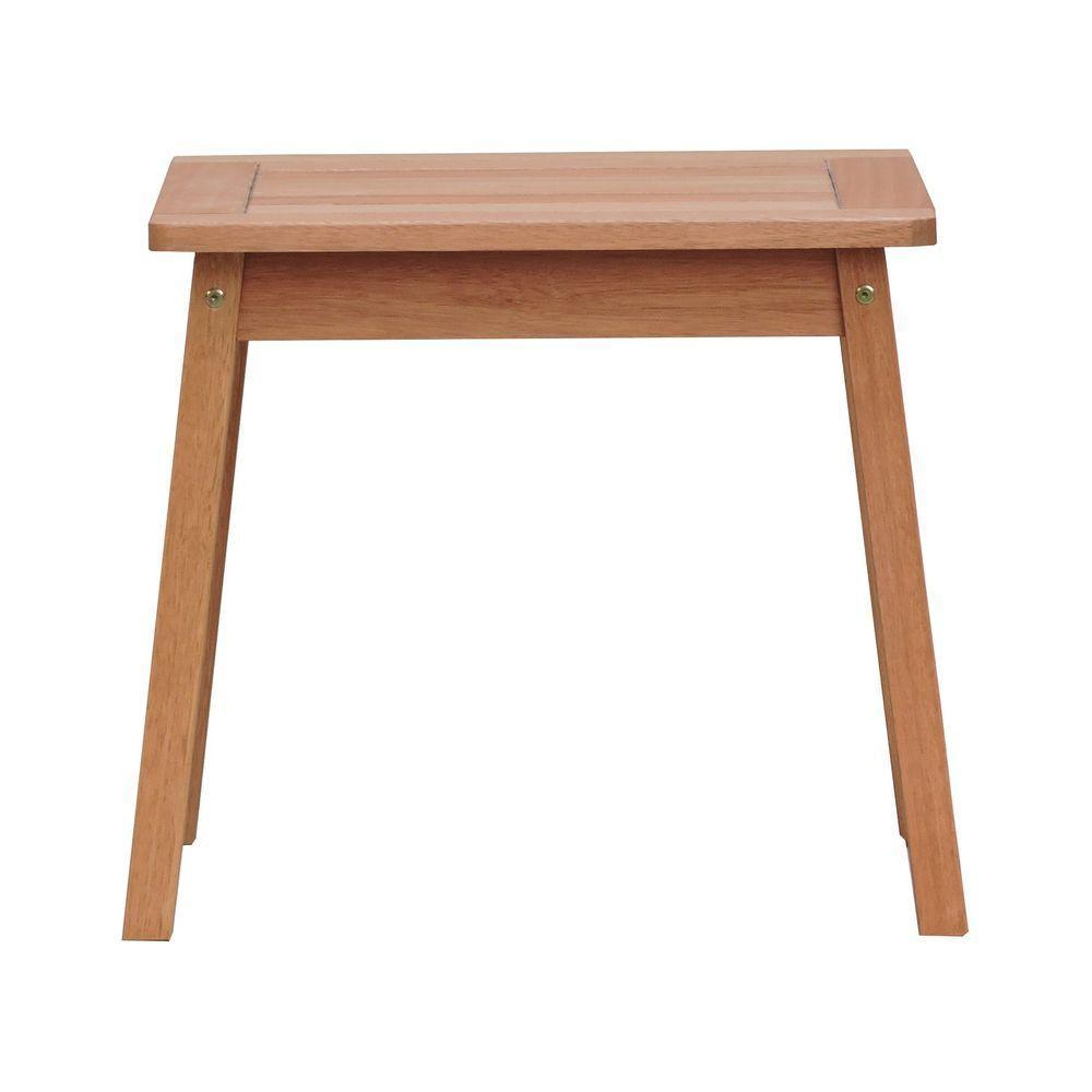 Mesa Lateral Quadrada Garden Natural - 5