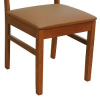 Cadeira Lyon Madeira Maciça Encosto Telinha Natural - Amêndoa Assento Estofado Corano Caramelo - 7