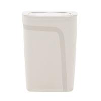 Lixeira Tramontina Compact Em Polipropileno Branco Com Tampa Basculante 10,5 L Tramontina