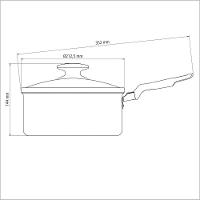 Panela Tramontina Loreto Alumínio Revestimento Antiaderente Starflon 20 Cm 2,8 L Grafite Tramontina - 9