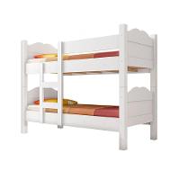 Beliche Multifuncional Que Vira 2 Camas Madrid Com Grades De Proteção - Branco - Cor: Branco - 2