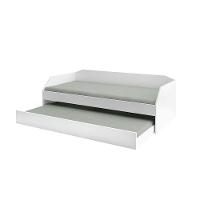 Bicama Solteiro Duo Com Cama Auxiliar Em Mdf Premium Branco - Cor: Branco - 6
