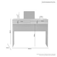 Escrivaninha Felícia Candian Jcm Móveis - 4