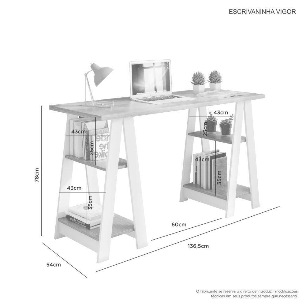 Escrivaninha Vigor Candian Jcm Móveis - 3