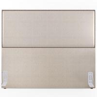 Cabeceira Cama Box Casal Com Tachas 160 Cm Linho Cru - 3