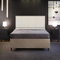 Cabeceira Cama Box Casal Com Tachas 140 Cm Linho Champagne - 7