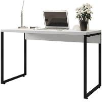 Mesa Escritório E Home Office Soft F01 Branco Fosco - 1