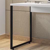 Mesa Escritório E Home Office Soft F01 Branco Fosco - 3