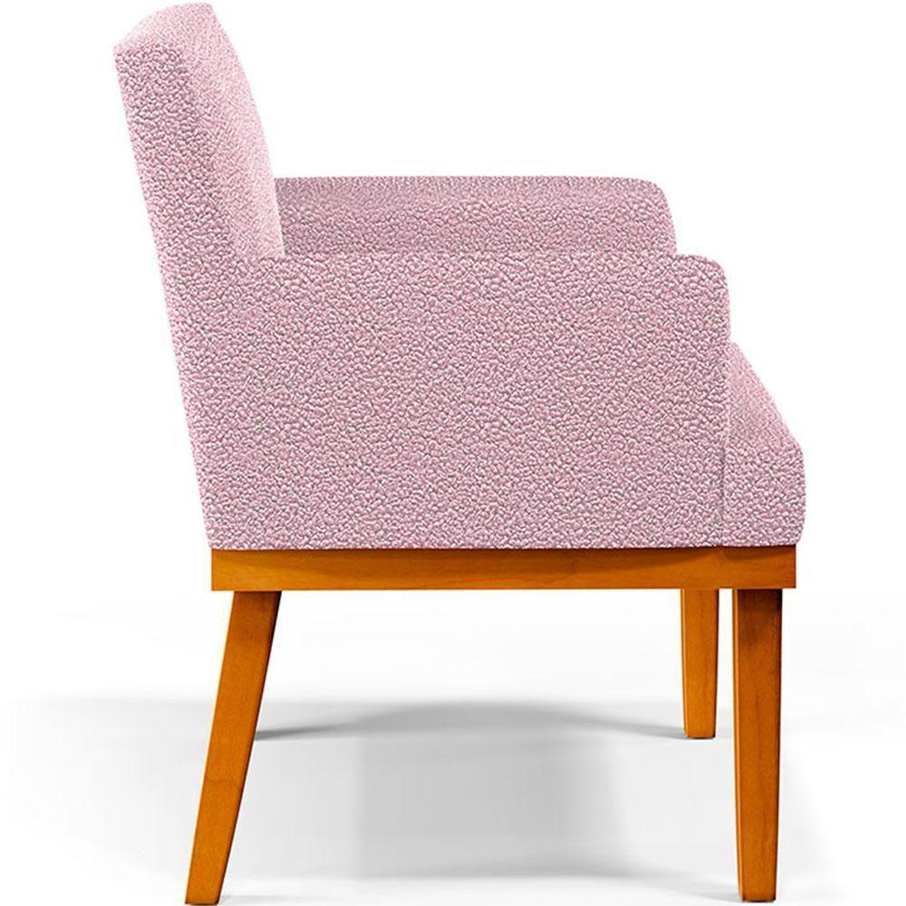 Poltrona Base Mel Beatriz Bouclê Rosê - 5