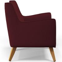 Kit 02 PoltronasTaroba D02 Veludo Marsala C-278 - 2