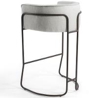 Kit 03 Banquetas Fixa Choco Linho Creme A-48 - 6