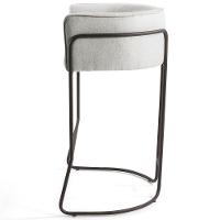 Kit 03 Banquetas Fixa Choco Linho Creme A-48 - 7