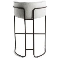 Kit 03 Banquetas Fixa Choco Linho Creme A-48 - 8