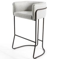 Kit 04 Banquetas Fixa Choco Linho Creme A-48 - 9