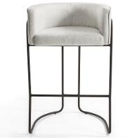 Kit 04 Banquetas Fixa Choco Linho Creme A-48 - 10