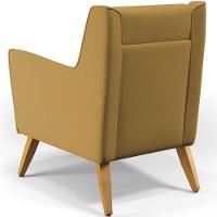 Kit 02 PoltronasTaroba D02 Veludo Mostarda C-260 - 3