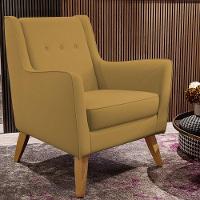 Kit 02 PoltronasTaroba D02 Veludo Mostarda C-260 - 8