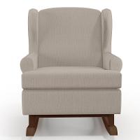 Poltrona Malu Base De Madeira P02 Linho Bege - 6