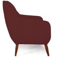 Kit 02 Poltronas Paloma D02 Veludo Marsala C-278 - 2