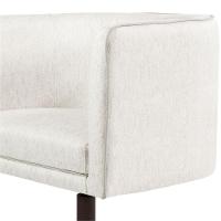 Poltrona Giratória Base X Linho Creme A-48 - 3