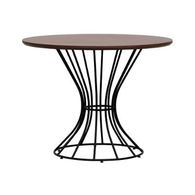 Mesa De Jantar Fendi 120 Preto-amêndoa