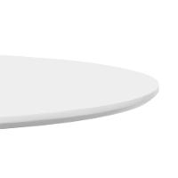 Mesa De Jantar Madri Madeira Maciça - Amêndoa Tampo 120 Laqueado Branco - 4