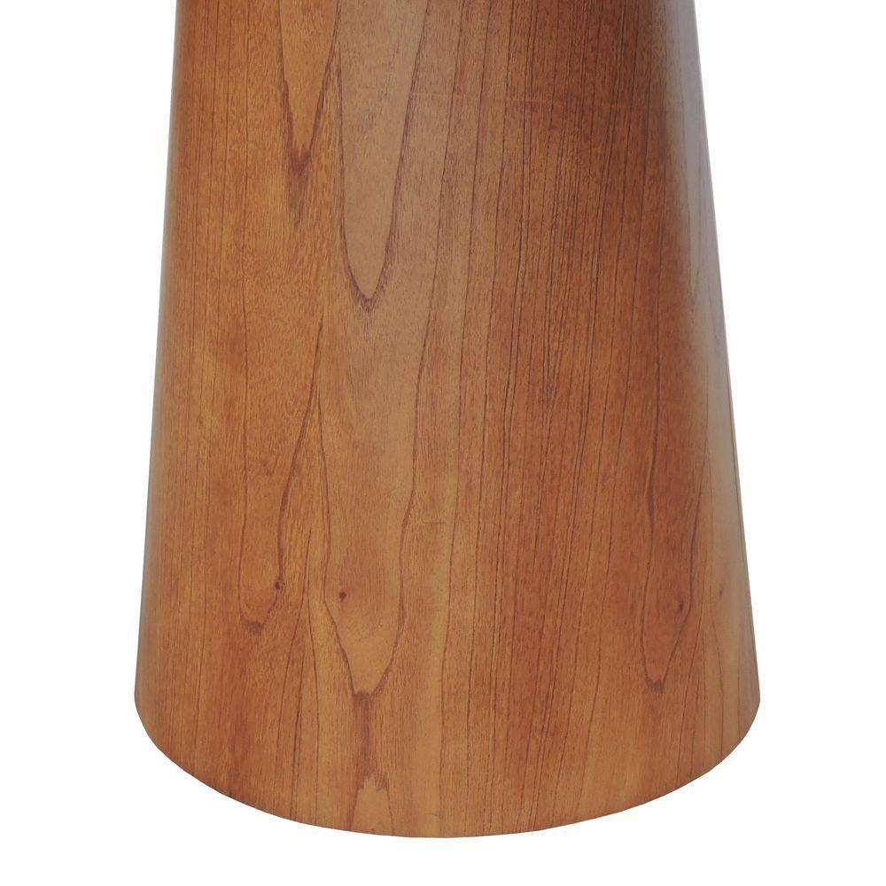 Mesa De Jantar Tampo Em Vidro Base Cone Laminado Cinamomo Amêndoa Tampo 150 Mdf Preto-vidro Preto - 5