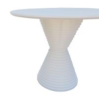 Mesa De Jantar Apollo Tampo Redondo 120 Branco